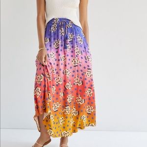 Anthropologie Farm Rio Vibrance Skirt